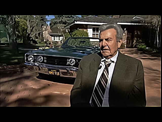 1968 Dodge Dart GTS convertible and Joe Mannix reunited