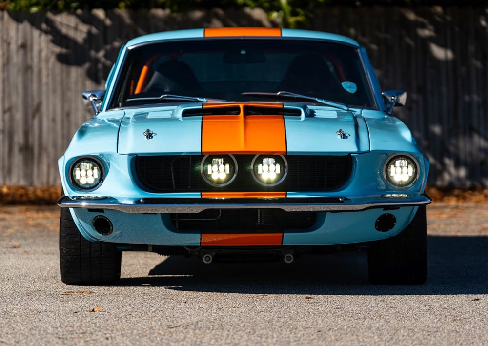 1968 Ford Mustang XS302 restomod headon copy