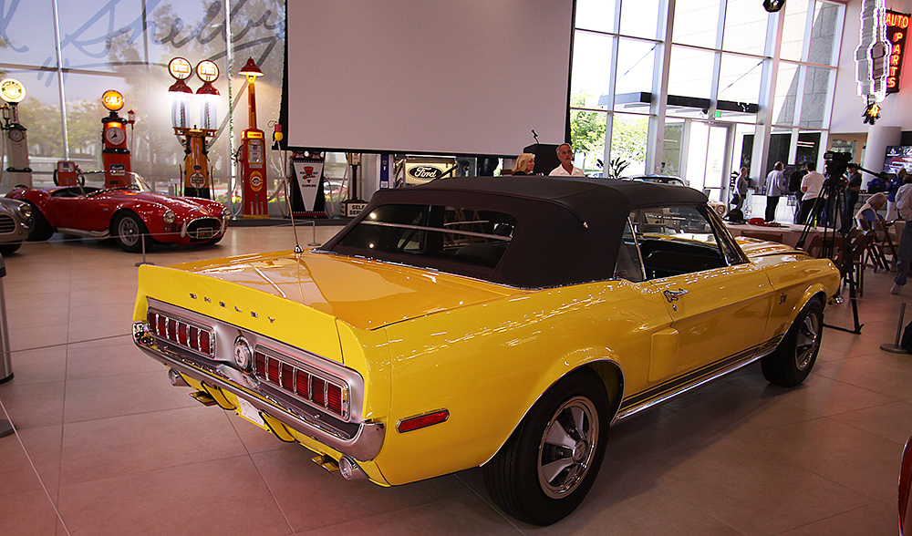 1968 GT500 yellow neighbor ragtop