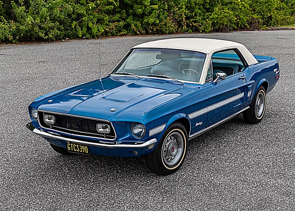 1968 Mustang GTCS  vin decoder