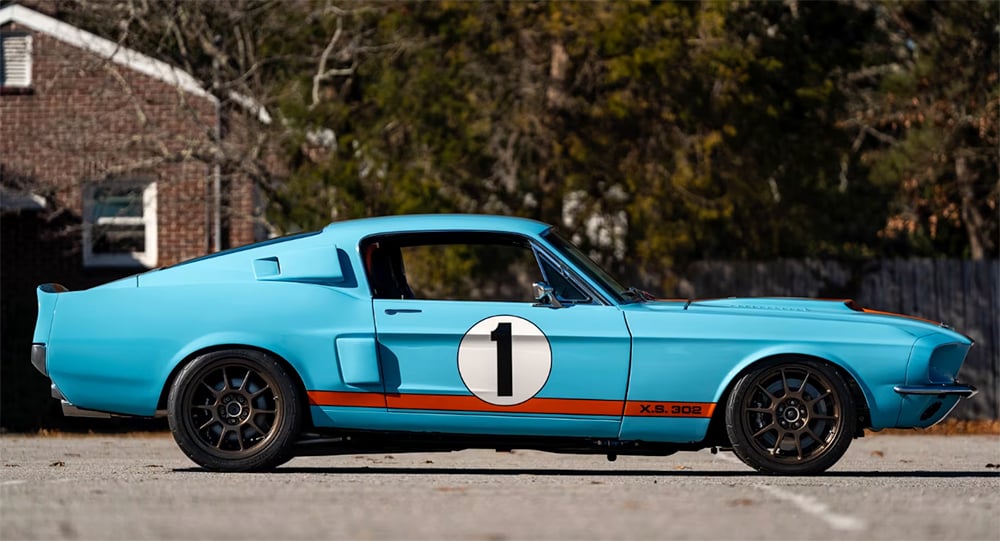 1968 Mustang XS302 side view restomod copy