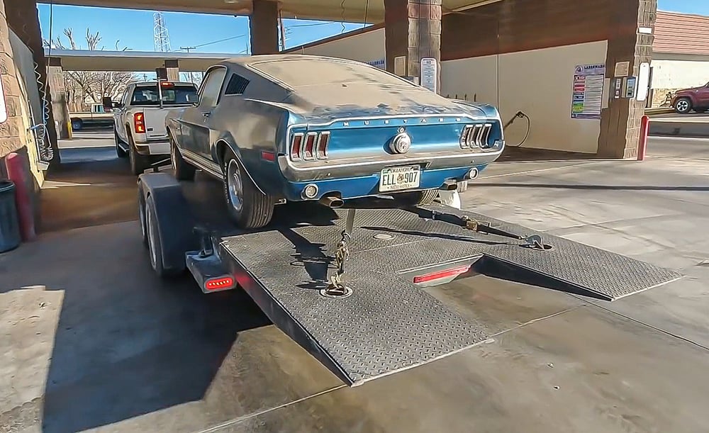1968 Mustang rear before bath 1000 px