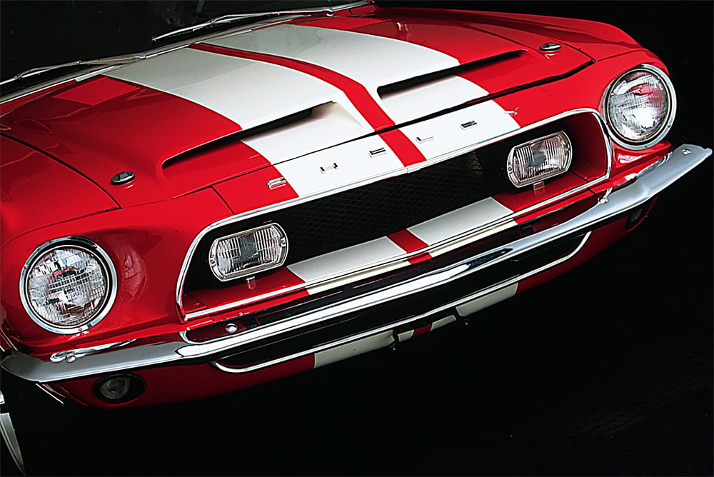 1968 Shelby GT350 red nose copy