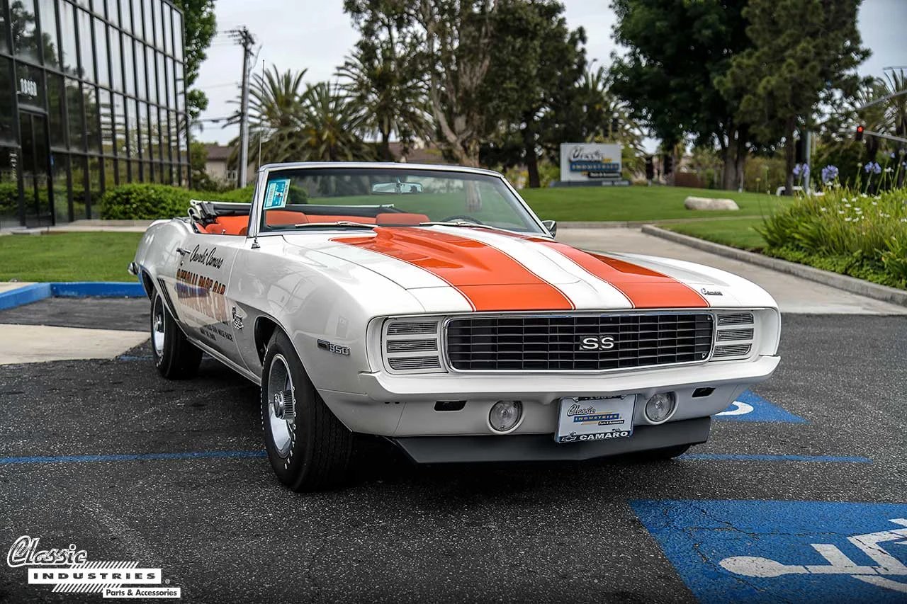 1969 Camaro Indy Pace Car top down
