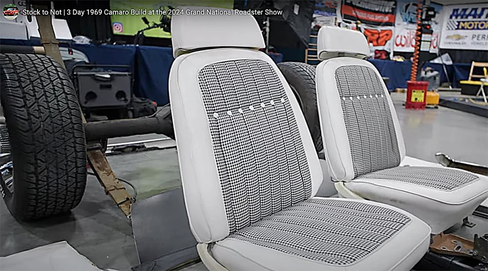 1969 Camaro old seats and rear axle wheels copy