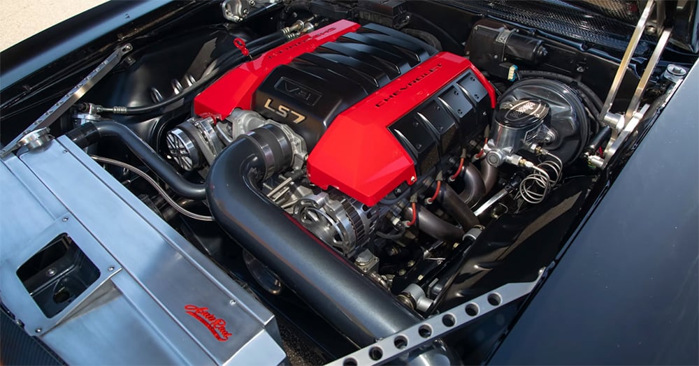 1969 Camaro restomod LS7 engine copy
