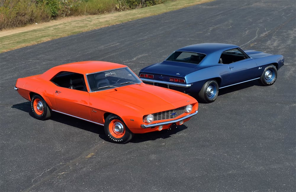 1969 Camaro x 2 ZL1s copy
