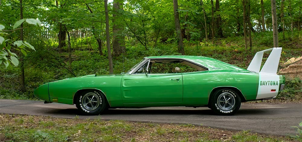 1969 Dodge Daytona Charger green driver side copy