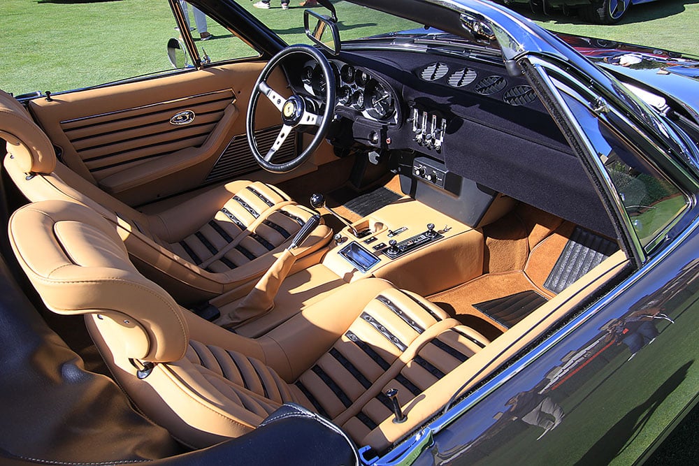 1969 Ferrari 365 GTS interior