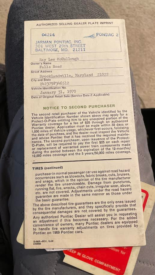 1969 GTO 2nd owner BV copy