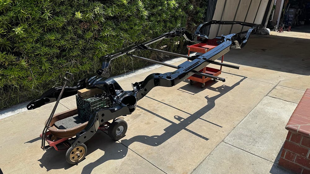 1969 GTO frame done and painted BV copy