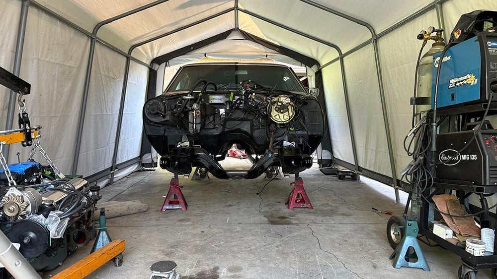 1969 GTO under tent stands BV copy