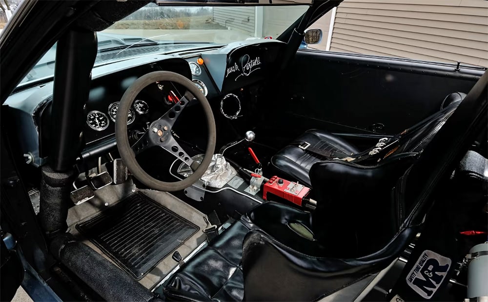 1969 Mustang Boss 302 race interior Chuck Cantrell copy