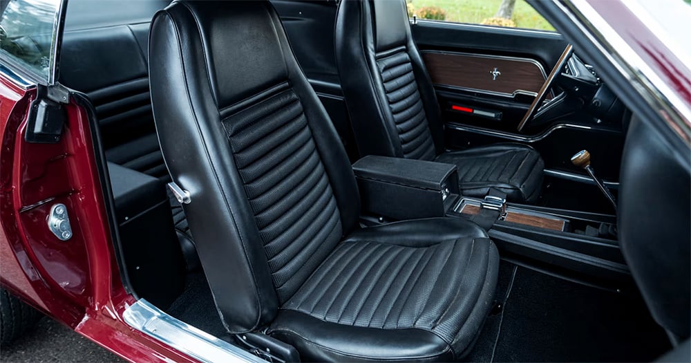 1969 Mustang Boss 429 Royal Maroon interior copy