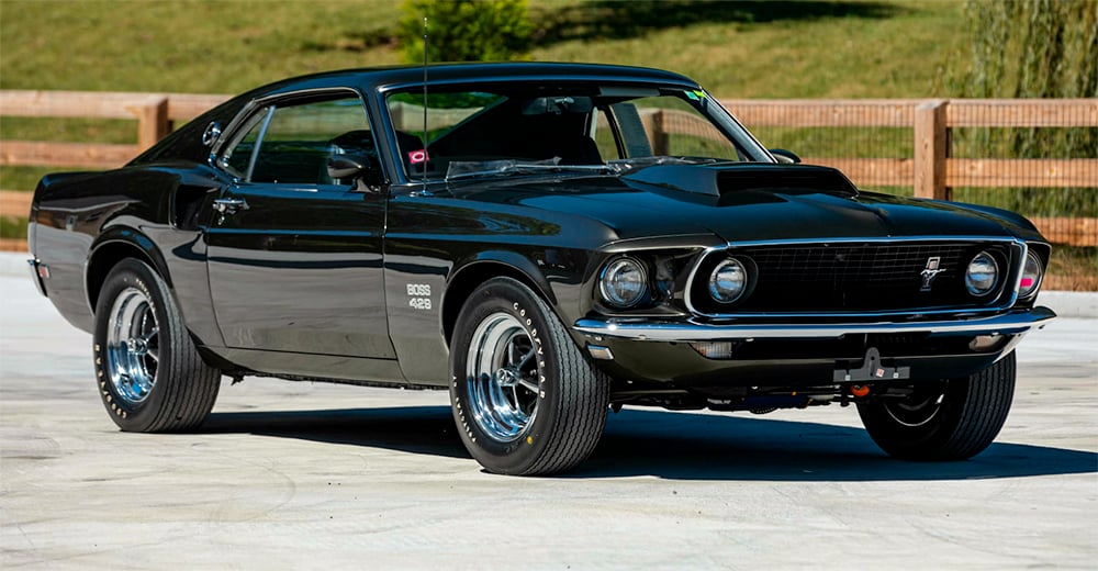 1969 Mustang Boss 429 front Black Jade copy