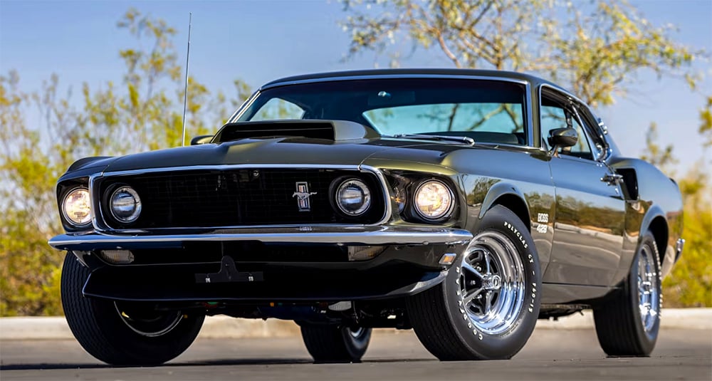 1969 Mustang Boss 429 green lights on copy