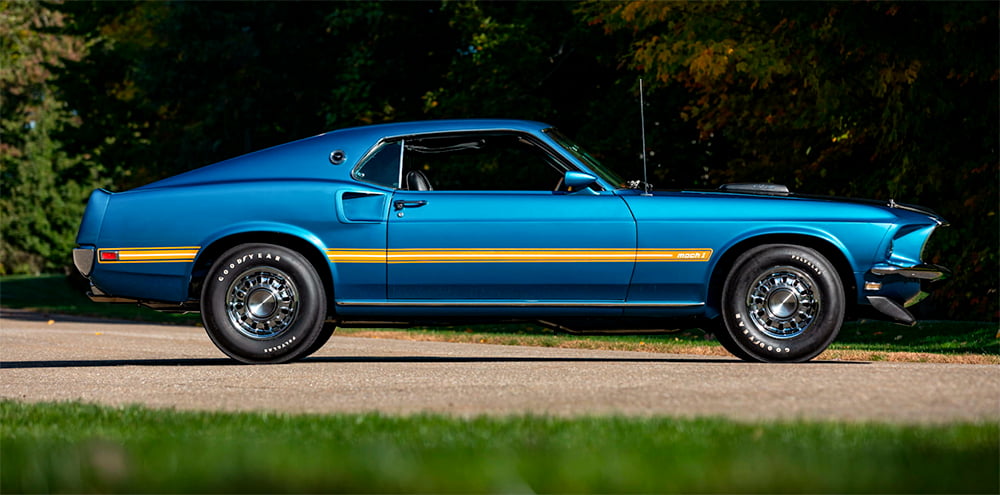 1969 Mustang Mach 1 428 four speed ac copy
