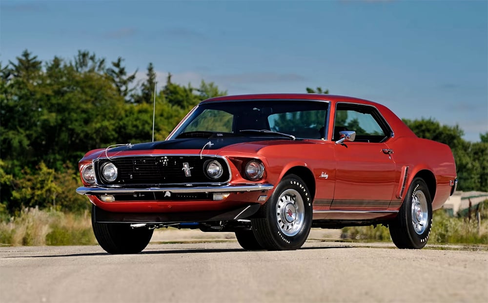 1969 Mustang coupe 428 four speed copy