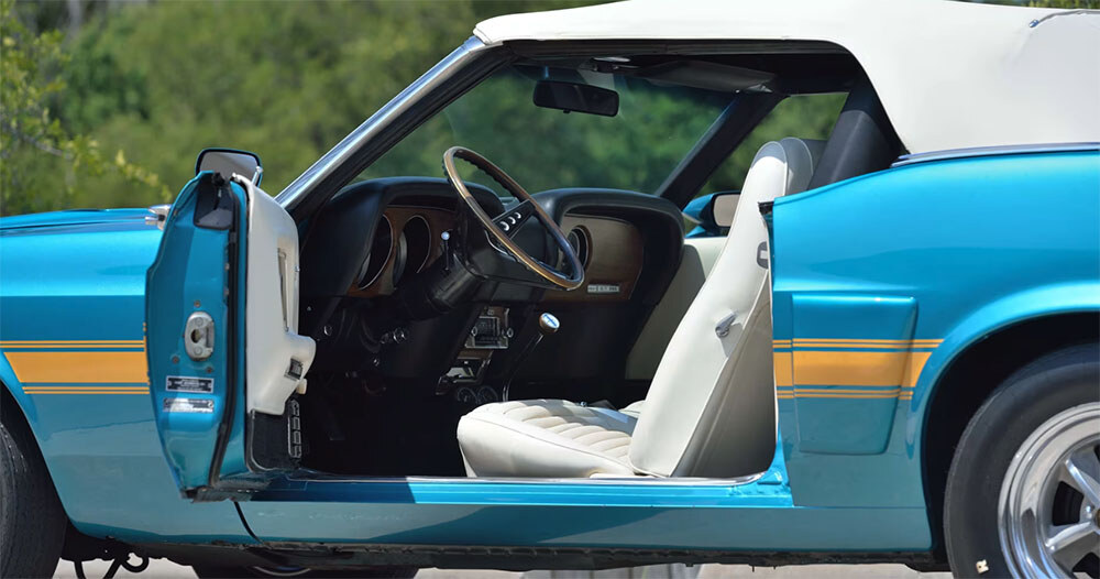 1969 Shelby GT350 Gulfstream Aqua convertible copy