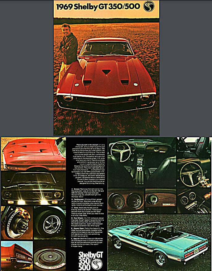 1969 Shelby Mustang brochure