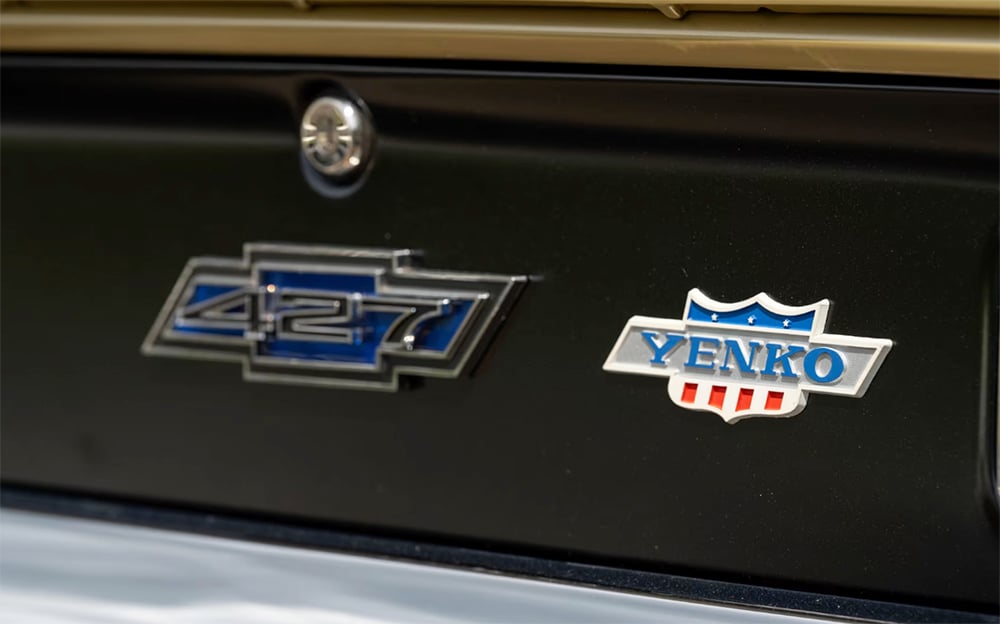 1969 Yenko Camaro prototype emblems copy