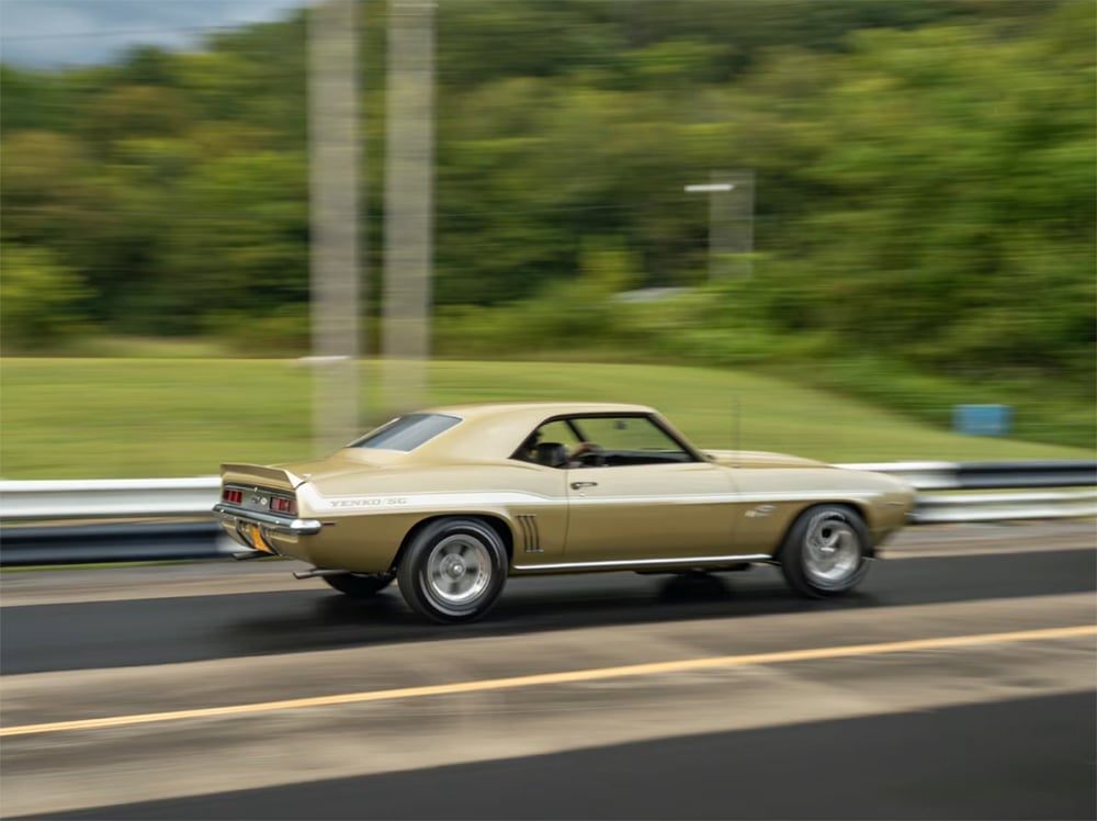 1969 Yenko Camaro prototype quarter mile pass  copy