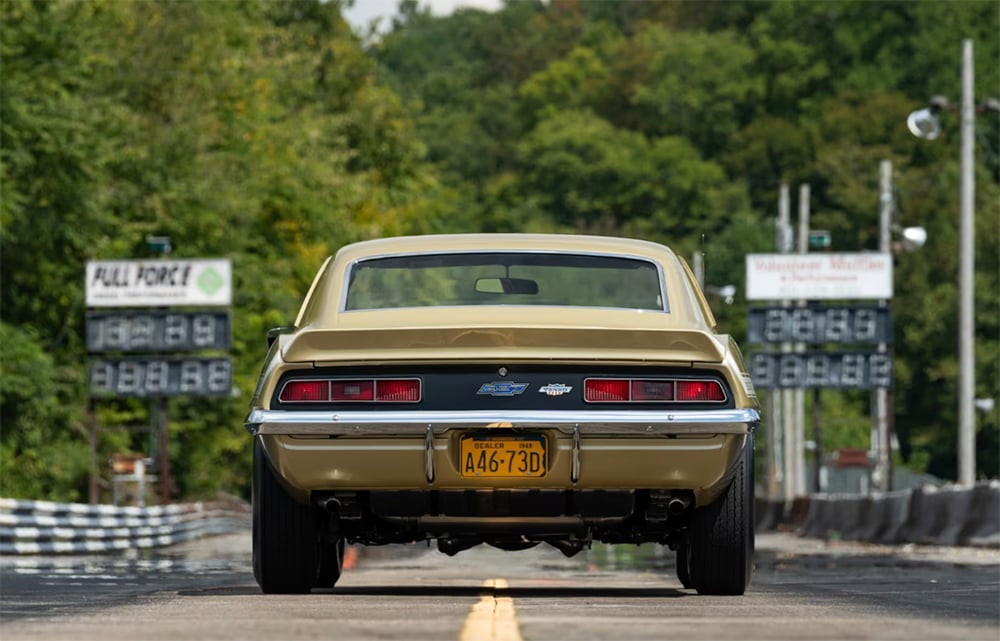 1969 Yenko Camaro prototype rear shot copy