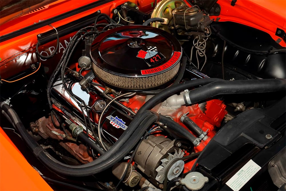 1969 Yenko Camaro protoype 427 engine copy