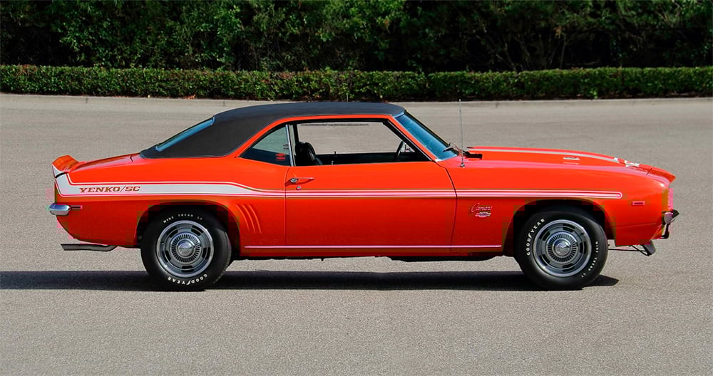 1969 Yenko Camaro resto side view copy