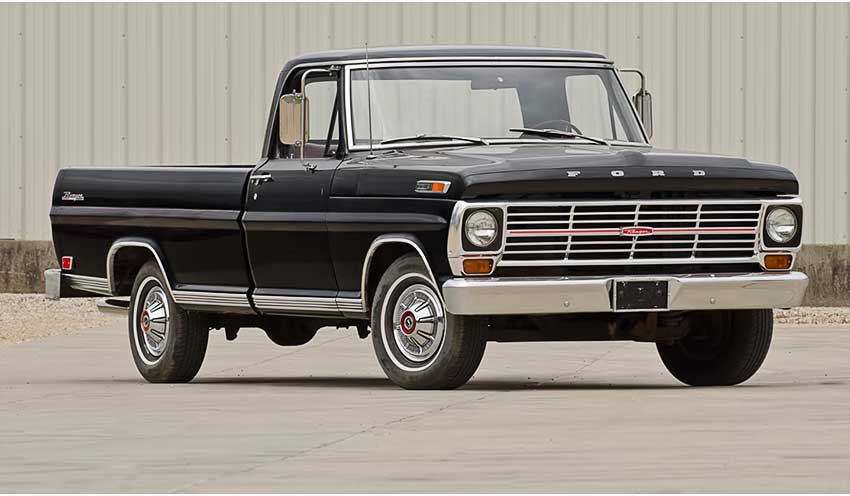 1967-1972 Ford F100 Model Years Identification Guide