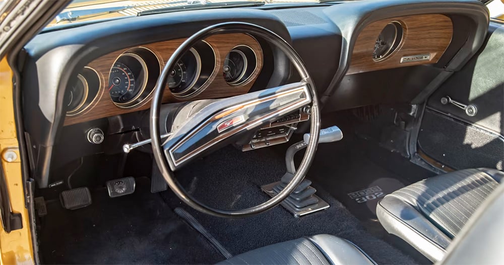1970 Mustang Boss dash 1K