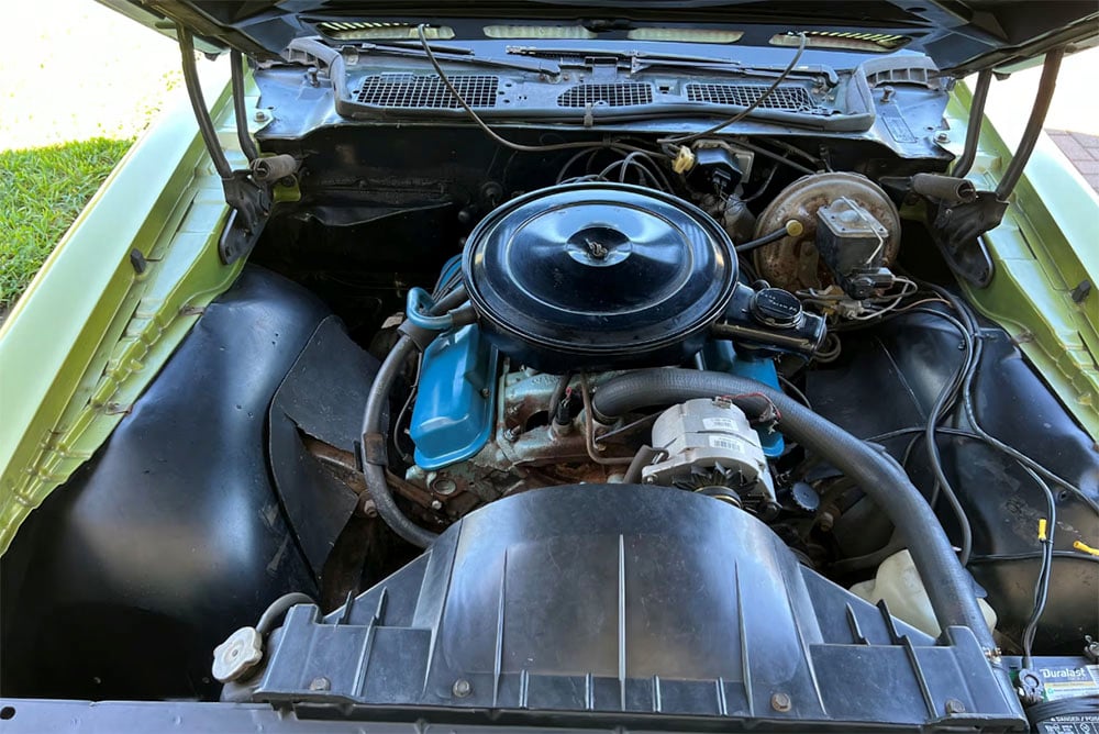 1970 Pontiac Firebird Esprit 350 engine copy