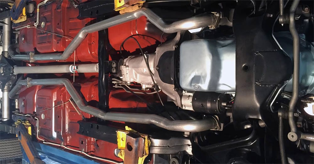 1970 Pontiac Trans Am Ram Air III 400 V8 undercarriage copy
