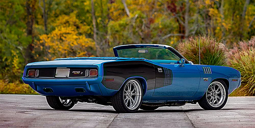 1971 Plymouth Barracuda convertible rear copy