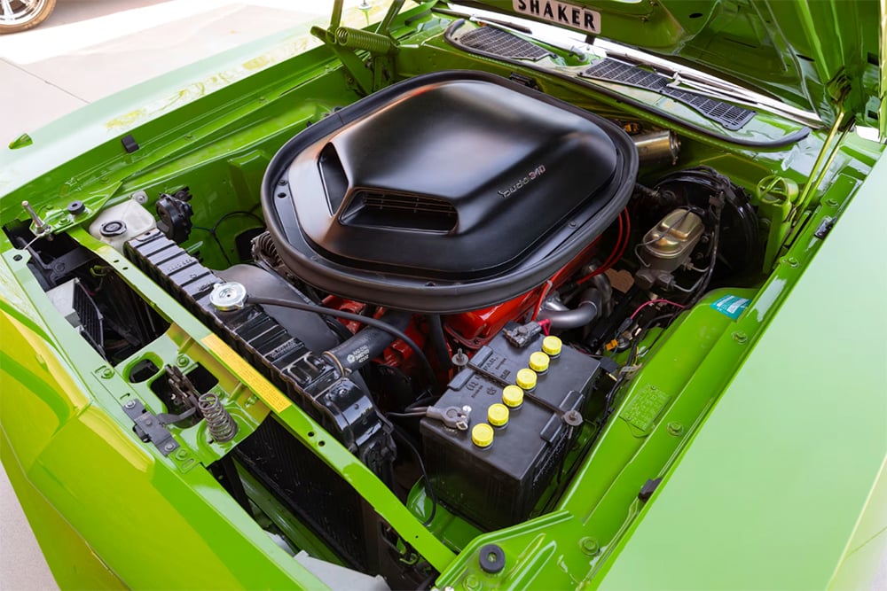 1971 Plymouth Cuda 340 V8 engine copy