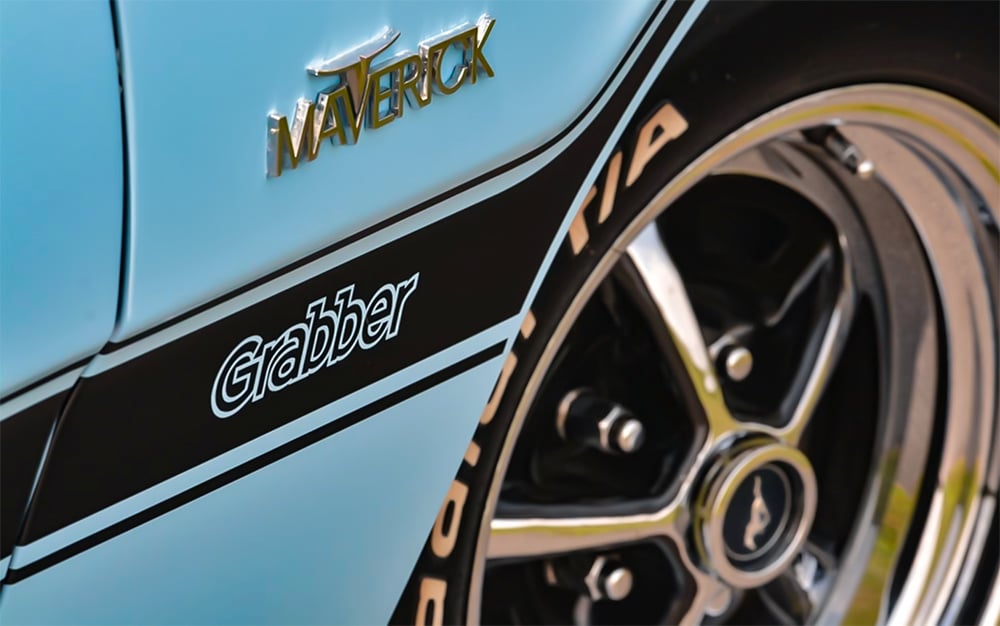1972 Ford Maverick Grabber emblems copy