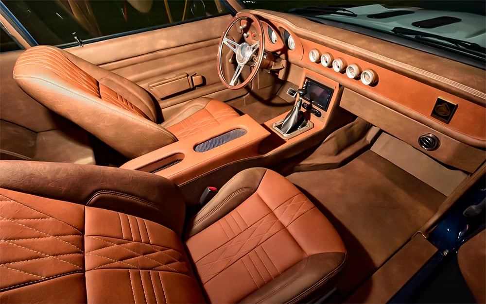 1972 Ford Maverick resomod interior copy