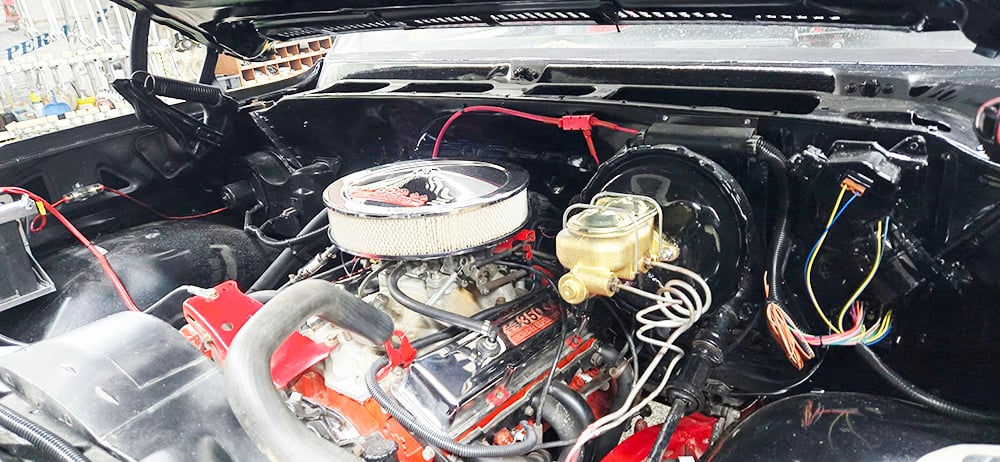 1977-78 Chevy K20 engine