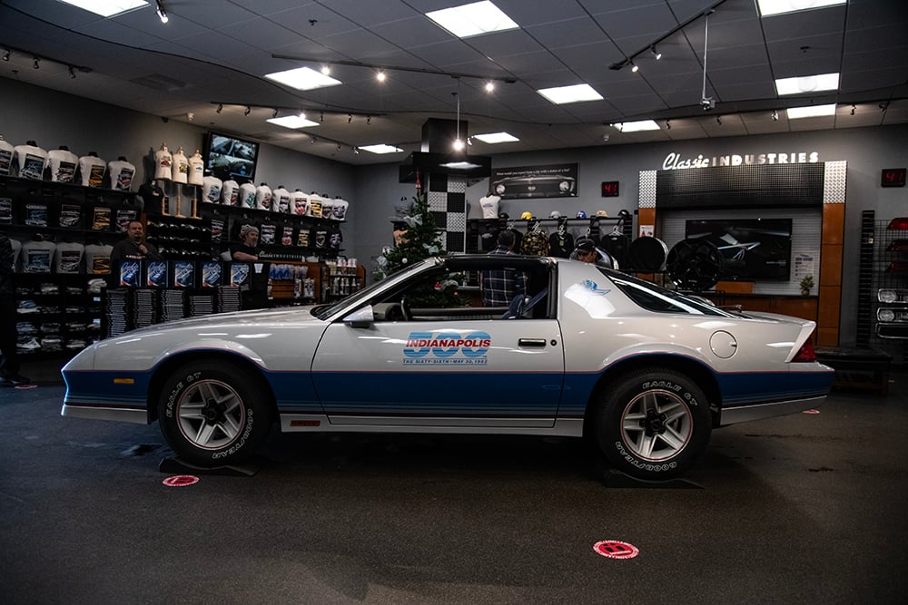1982 Camaro Indy 500 Pace Car Classic Industries showroom car