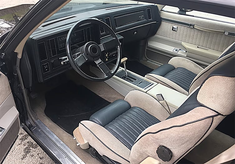 1984 Buick Grand National interior copy