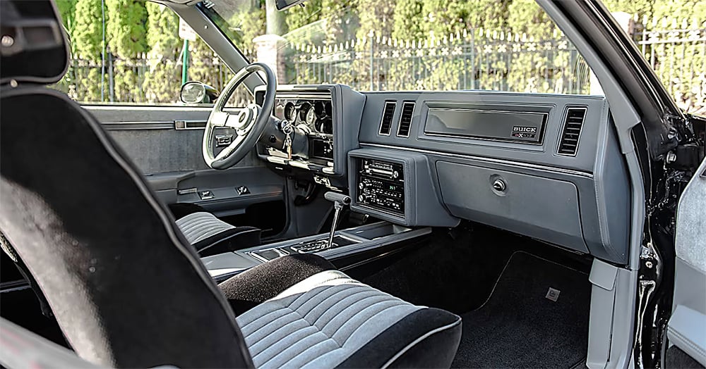 1987 Buick Gnx interior copy