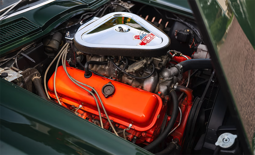 1967 C2 Corvette 427 engine