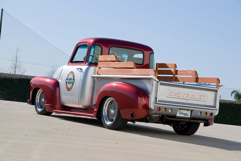 1953-Chevy-3100-Classic-Industries-shop-truck-rear-three-quarter