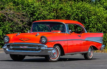 1955, 1956, & 1957 Chevy Colors and Paint Codes - Solid Colors & Two-Tones