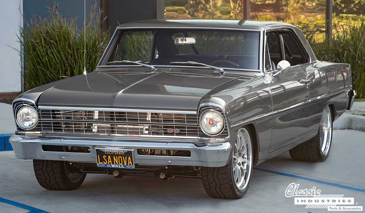 67_Nova_Chevy_Silver_John_Lambert_Three_Quarter_Front_Lead-1