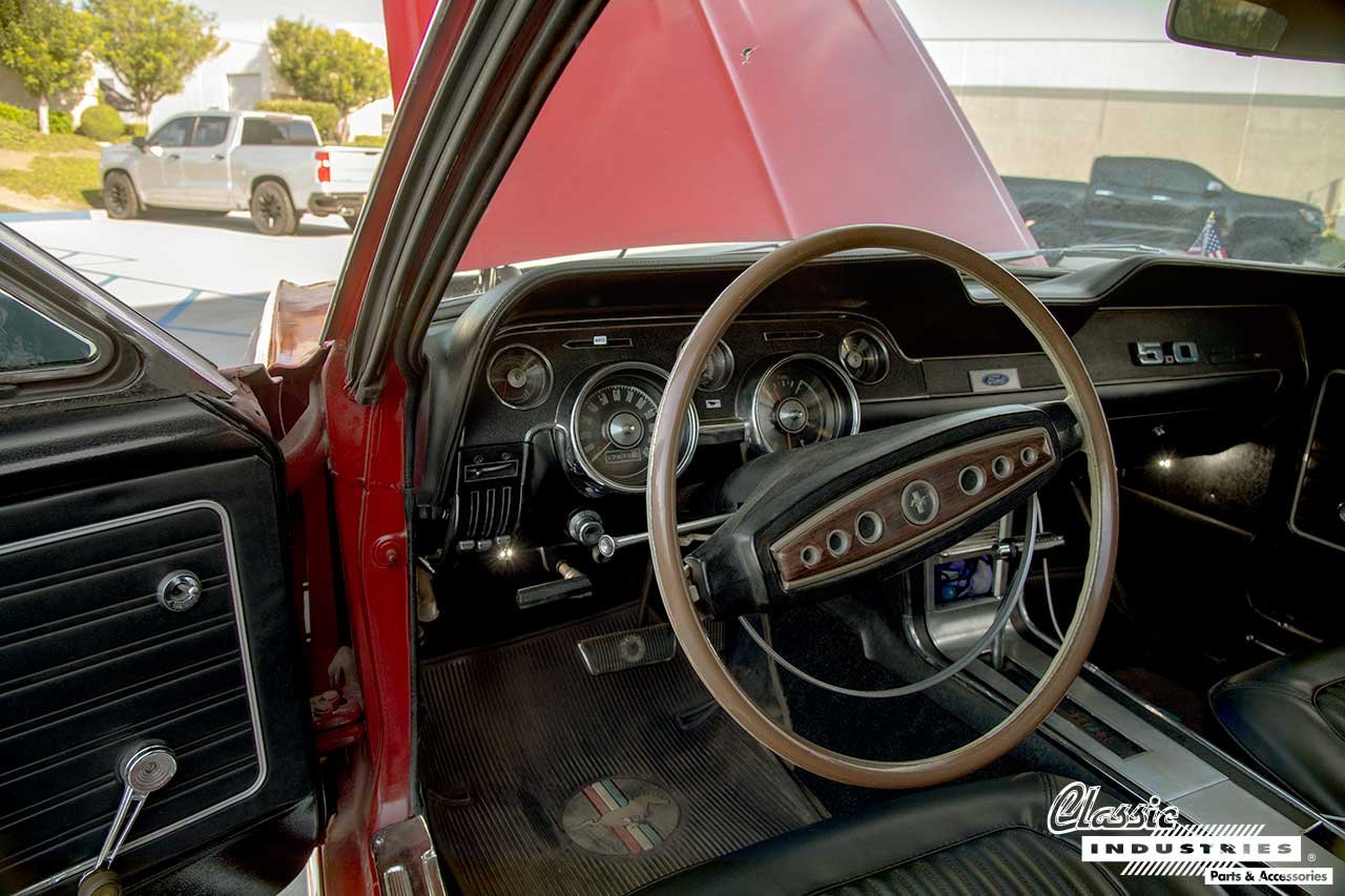 68_Mustang_GT_CS_Red_Steering_Wheel_and_Dash