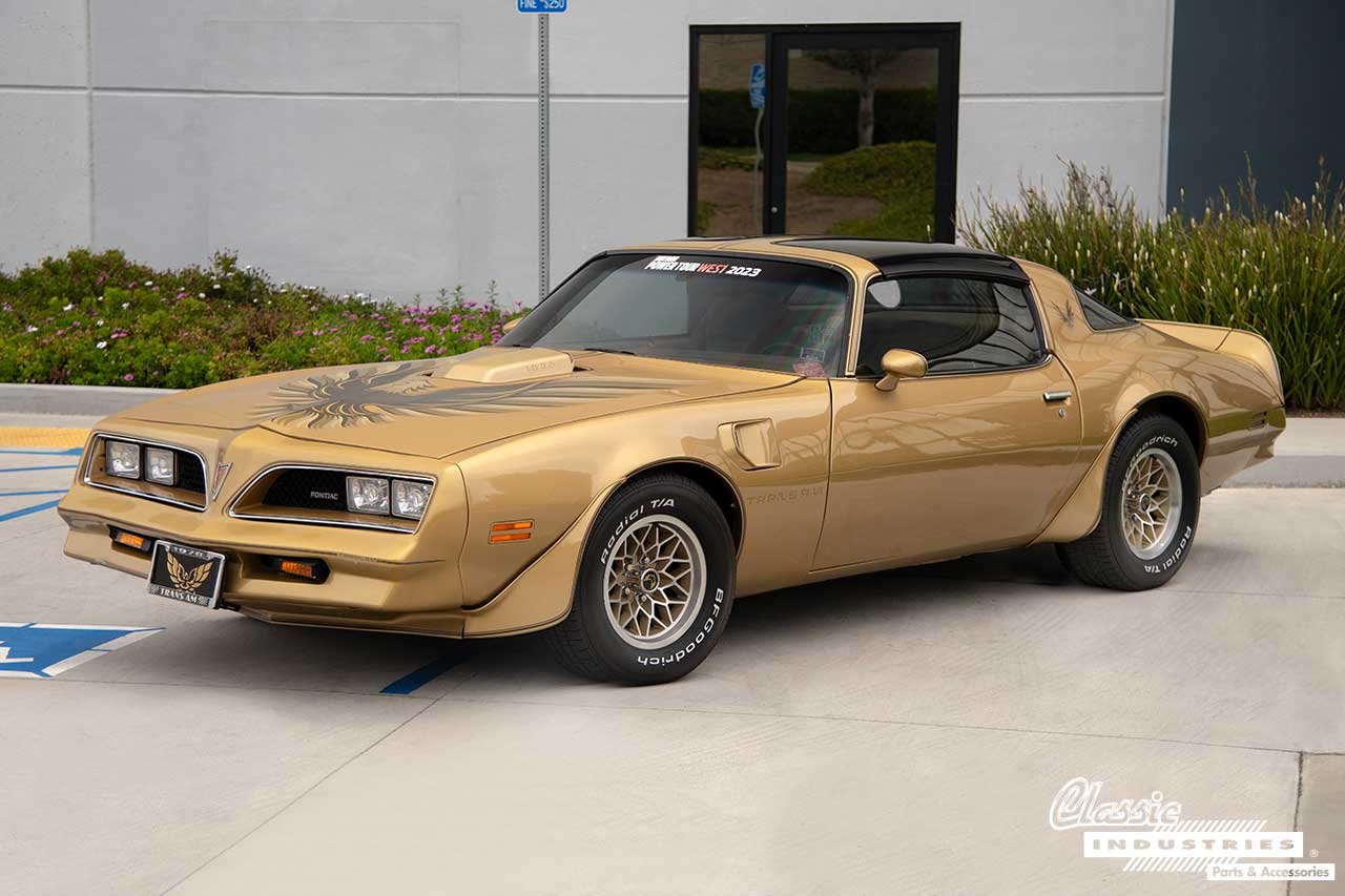 78_Pontiac_Firebird_Trans_Gold_Three_Fourth_Lead