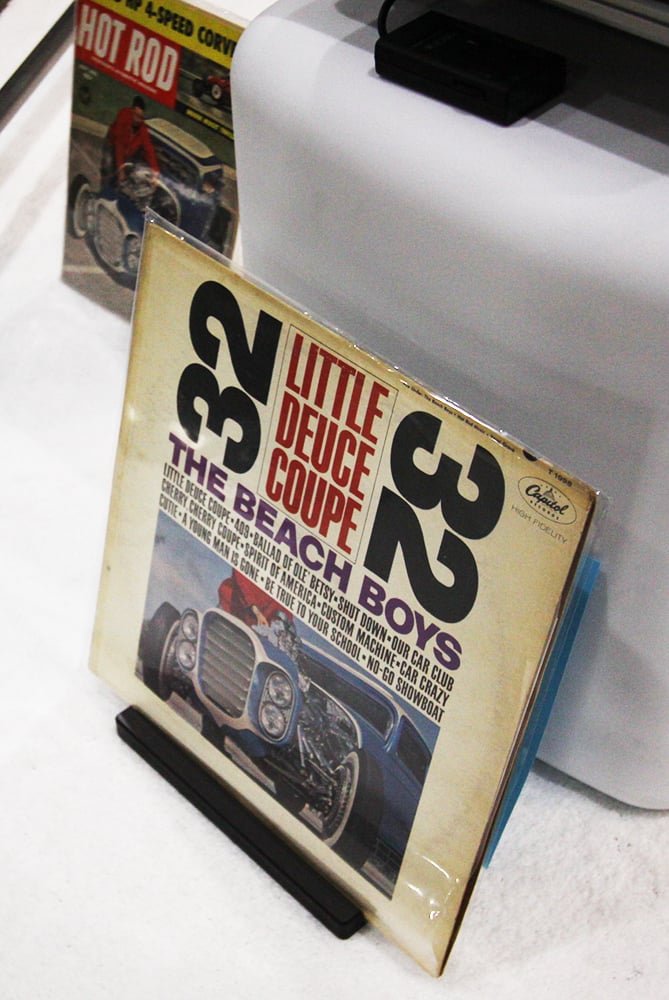 Beach Boys Little Deuce Coupe sign copy