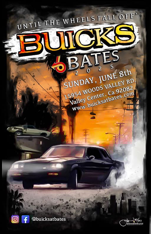 Buicks at Bates 2025 poster copy
