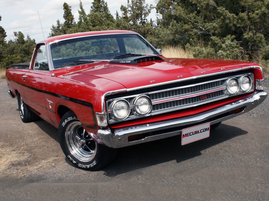 CA13_Mecum Monterey 2013_1969 Ford Ranchero GT_T154-1